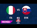 Italy vs Slovakia 2017 Womens World Ball Hockey Championships Pardubice, Czech Republic