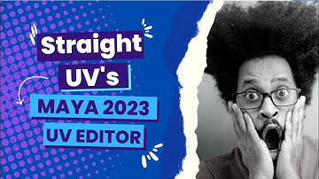 Maya 2023 Quick Straight UV