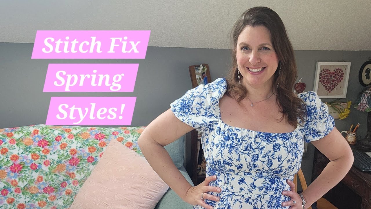 Stitch Fix Unboxing & Tryon: Hello Spring Fashion! playful colors ...