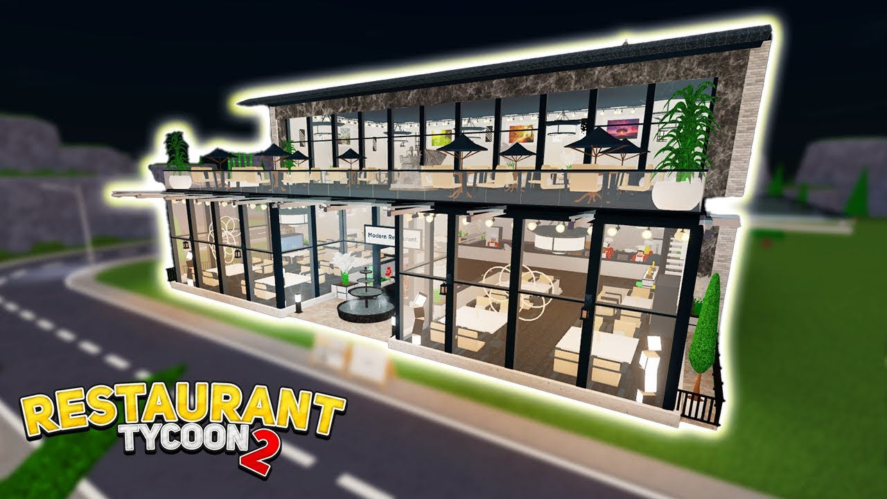Modern Restaurant V2 Speed Build Restaurant Tycoon 2 Ll Roblox YouTube