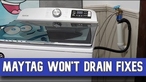 How to Fix a Newer Maytag Washing Machine that Won