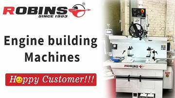 Robins Precision Engine building machines...Happy Customer ! #machine #robinsmachines
