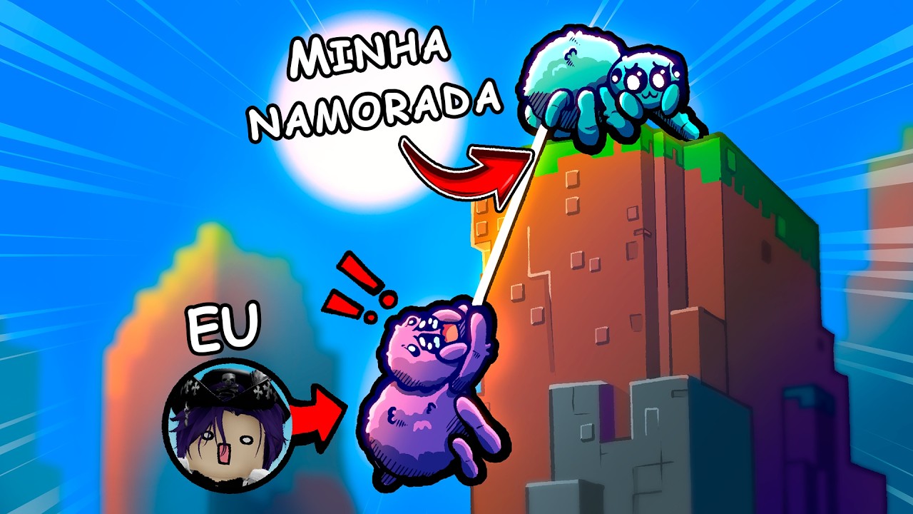 EU E MINHA NAMORADA VIRAMOS ARANHAS E PRECISAMOS SOBREVIVER GRUDADOS