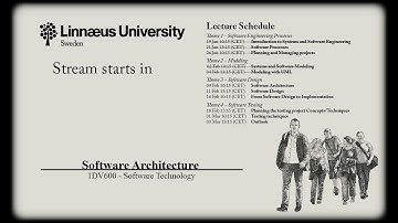 1DV600 - Lecture 6 – Software Architecture