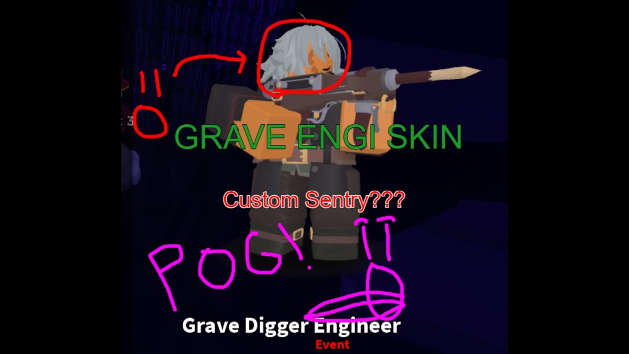 GRAVE DIGGER ENGINEER SKIN!! (Roblox Tower Defense Simulator) YouTube