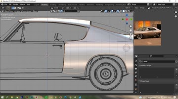 How to Make Plymouth Barracuda 1970 3D Car Using Blender Part  9