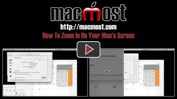 How To Zoom In On Your Mac