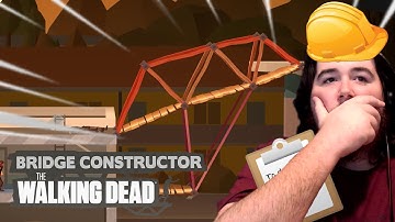 BRIDGE CONSTRUCTOR: THE WALKING DEAD Gameplay 2020 (PC, Xbox, Switch, PS4, Android, iOS) #GAMING