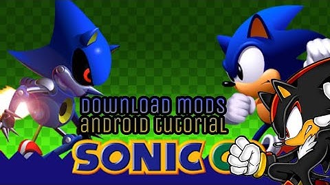 Sonic CD download mods android tutorial