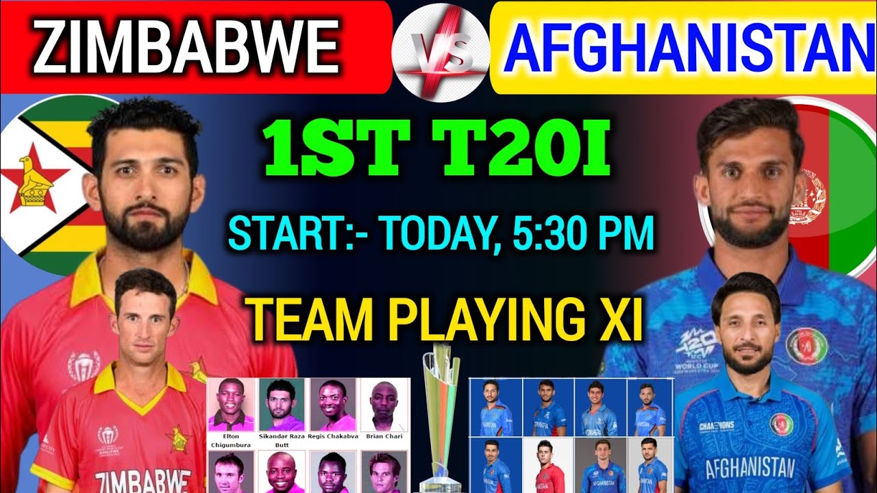 Afghanistan vs Zimbabwe 1st T20i Playing 11 | afg vs zim t20 playing 11 | zim vs afg