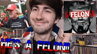 Why Is Donald Trump A FELON..? | The 1st President Convicted Of A Crime | Crazy Trump Supporters!!