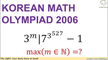 lifting-the-exponent (LTE) lemma --- KMO 2006