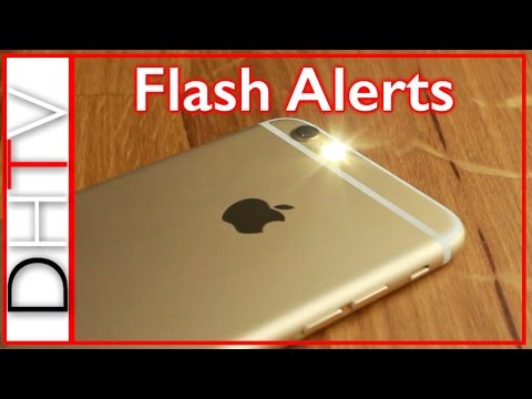 How To Setup Flash LED Alerts iPhone 6s, 6, 5, 4... Simple Tips