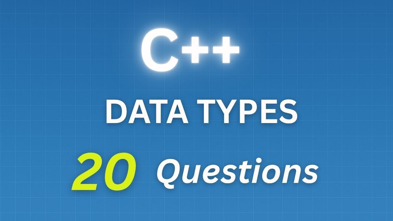 Do You REALLY Understand C++ Data Types? (Deep Dive Quiz) - YouTube