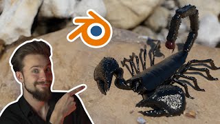 Creepy Scorpion in Blender - Advanced Tutorial