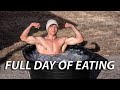 What i eat in a day  raw deadlift workout