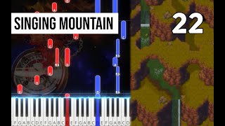TPR - Singing Mountain (from The End Of Time)  - 22 - Chrono Trigger Piano Tutorial | Note Chart