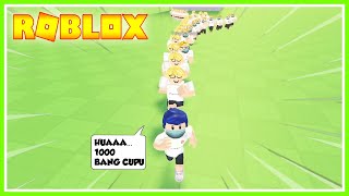 BANG CUPU DAN MIKOCIL  !! MIKOCIL DIKEJAR 1000 BANG CUPU!! ROBLOX MIKOCIL