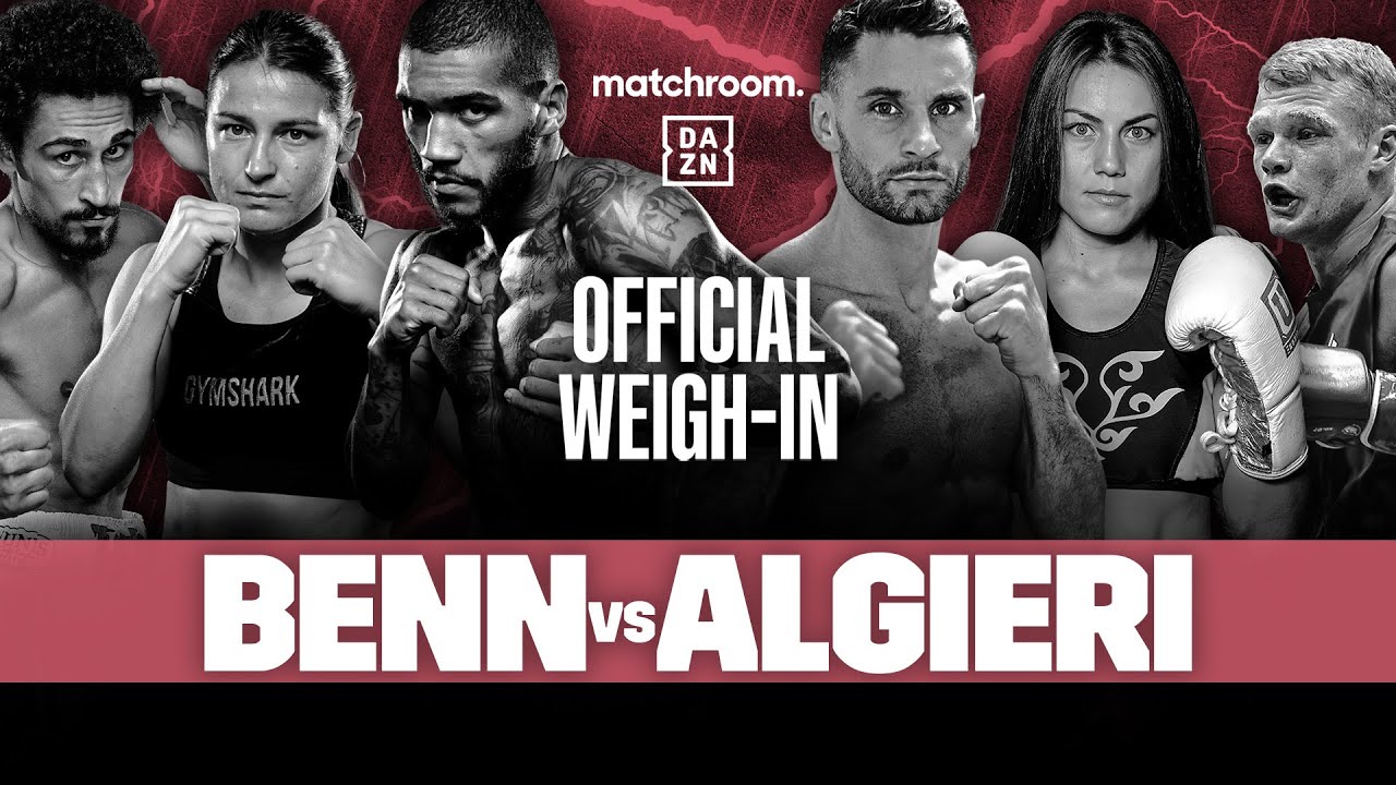 Conor Benn vs Chris Algieri weigh-in results (video)