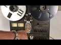 Vintage Technics RS-1506 Reel to Reel Demo and Overview