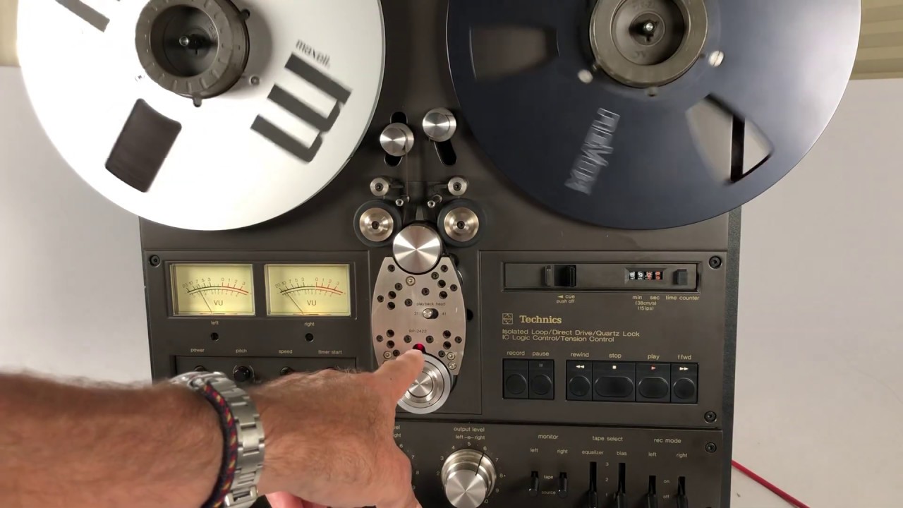 Vintage Technics RS-1506 Reel to Reel Demo and Overview 