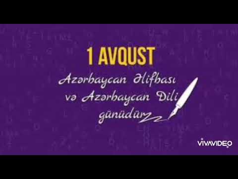 1 avqust Ana dili günü