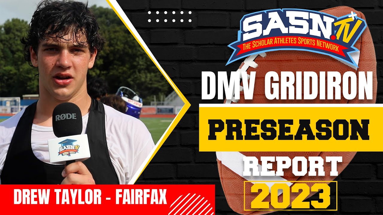 DMV Gridiorn Interviews Tight End Drew Taylor - YouTube
