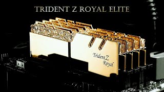 Royal Gold RAM - G.Skill 32GB DDR4 Trident Z Royal Gold 3200Mhz Memory