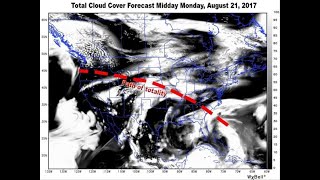 New Total Solar Eclipse Cloud Forecast Quite Certain Now 21082017
