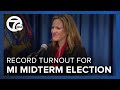 Jocelyn benson speaks following successful 2022 michigan midterm election