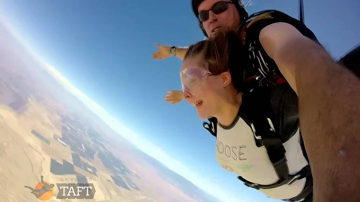 Paige Byers Skydive Taft.