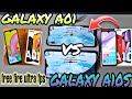 Galaxy A10s VS Galaxy A01 free fire SOMBRAS E FPS ultra