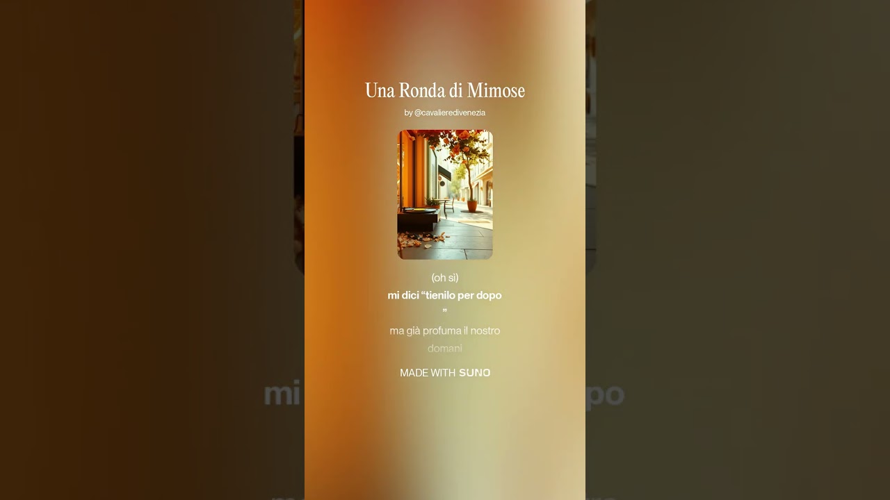 Una Ronda di Mimose