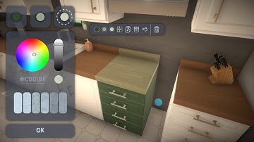 Paralives - Color Wheel, Window Seats and Kitchen Customization