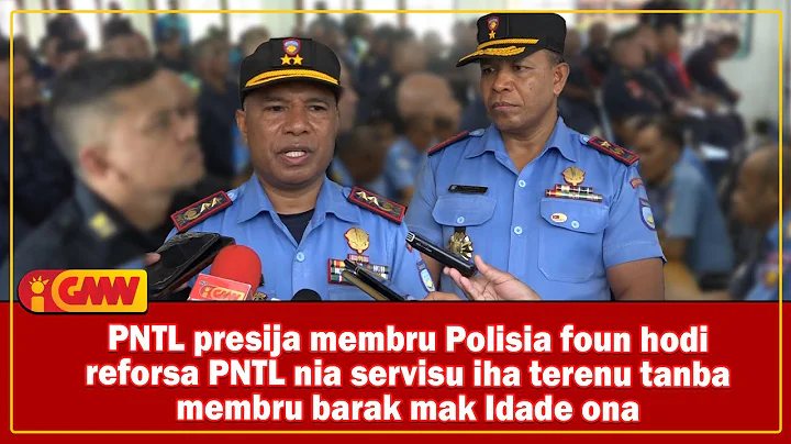 PNTL Presija Membru Polisia Foun hodi Reforsa Servisu Iha Terenu tanba Membru barak mak idade ona...
