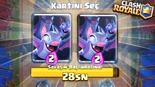 YENİ KART (YARASALARI) DENEDİM !? - Clash Royale