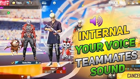 How to record Internal + teammates + your voice in Game #freefire