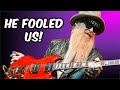 SNEAKY TRICK of Billy Gibbons. It