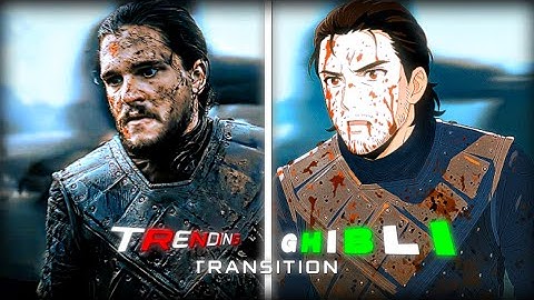 Trending @fictic_editz like GHIBLI GLITCHTransition in Alightmotion #editing#trendingedit