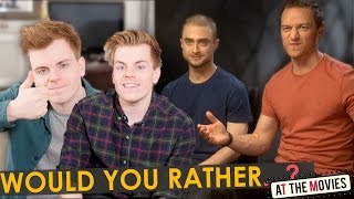 'Would You Rather' with Daniel Radcliffe & James McAvoy | NikiNSammy