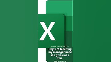 Excel Flash Fill = MAGIC! ✨Type once, and Excel guesses the rest. 🪄Work smarter, not harder. 💡#excel