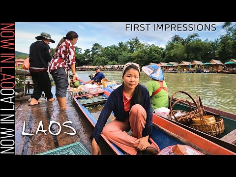 First Timer to Laos - What he Thinks | Now in Lao