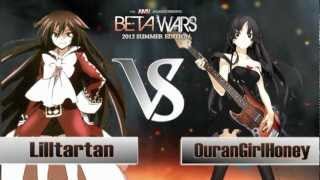 Beta Wars Lilltartan Vs OuranGirlHoney AMV Round 1 Battle 11 - AMV Alliance