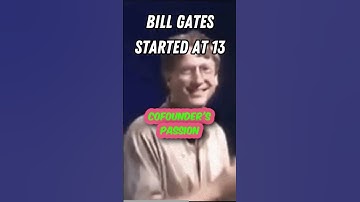 Bill Gates began coding at the age of 13. 💻👶