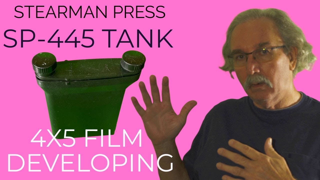 DEVELOPING 4X5 BLACK AND WHITE FILM USING STEARMAN PRESS FILM