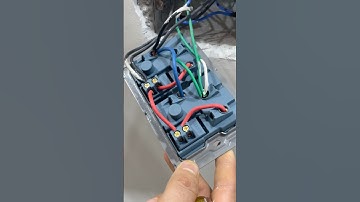 Double power socket wiring \ power socket connection in nepali \ power socket switch board fitting