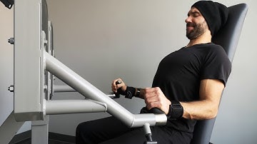 Chest press on the ARX machine (Alpha) at Chirah Fitness