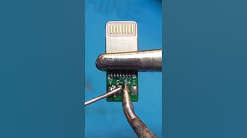 ⚙️How to Solder Lightning Connector Wires Step by Step | Positive & Data Pins Explained