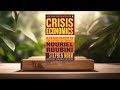 Review crisis economics a crash course in the future of financ