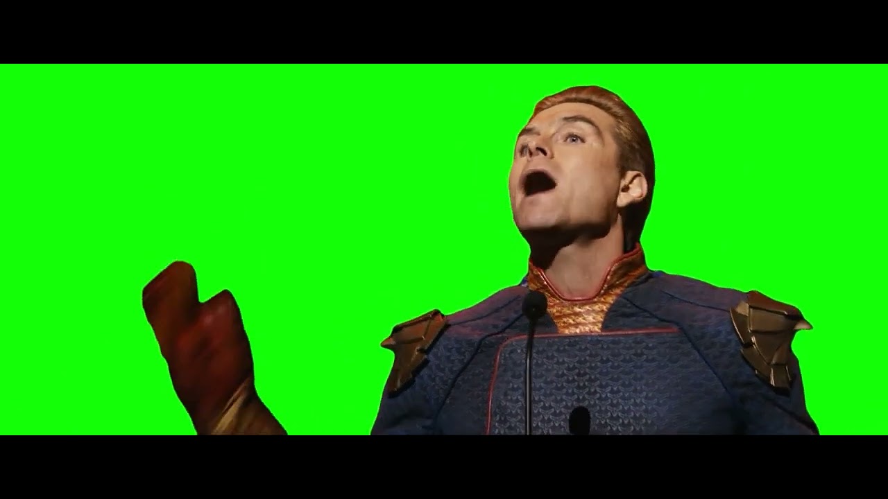 Homelander You Need Me To Save You! I'm The Real Hero Green Screen ...